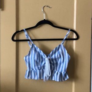 Picnic Sweetheart Crop Top